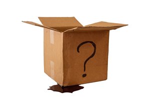 undeclared hazmat spill from box